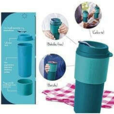  Öko+ Utazó Kávésbögre, 300 ml, Kék-sötétkék - Tupperware termosz