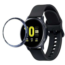 Okosóra lünetta védő rozsdamentes acél - KÉK - SAMSUNG Galaxy Watch Active2 44mm okosóra kellék