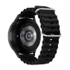  Okosóra szilikon szíj - Huawei Watch GT 3 (46 mm) szíj - F- Design FS01 - fekete szilikon szíj (szíj szélesség: 22 mm)