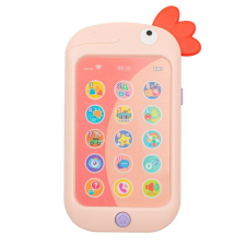 Oktatási játéktelefon Baby Mix rózsaszín kreatív és készségfejlesztő