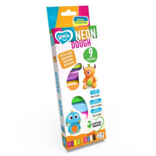 Okto Lovin: Gyurma szett neon színekben - 9 db-os kreatív és készségfejlesztő