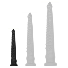  Oktoop S – prémium fekete dildó 30 x 4,5 cm műpénisz, dildó