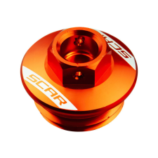  Olajbetöltő sapka Scar alumínium KTM / Husqvarna narancssárga egyéb motorkerékpár alkatrész