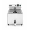  Olajsütő Profi Line olajleeresztő csappal - 8 l, HENDI, Profi Line, 8L, Világos szürke, 230V/3500W, 305x515x(H)354mm