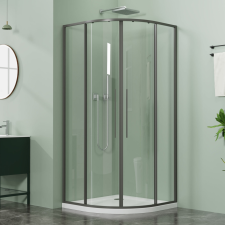  OLAN gray 80×80 íves zuhanykabin kád, zuhanykabin