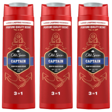 Old Spice Captain 3in1 férfi Tusfürdő 3x400ml tusfürdők