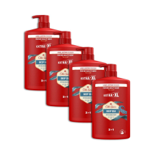 Old Spice Deep Sea 3 az 1-ben Tusfürdő és Sampon (4x1000 ml) tusfürdők