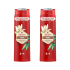 Old Spice Oasis 3 az 1-ben tusfürdő és sampon férfiaknak (2x400 ml)