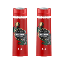 Old Spice WolfThorn tusfürdő és sampon férfiaknak 3in1 (2x400 ml) sampon