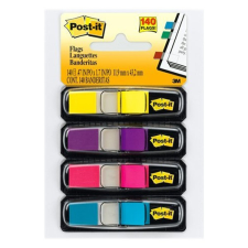 Oldaljelölő 3M Post-it 683-4AB műanyag index 12x43mm élénk post-it