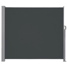  Oldalsó Terasz Napellenző – Belátásgátló, Sötétszürke, Kihúzható, 180x400 cm kerti bútor