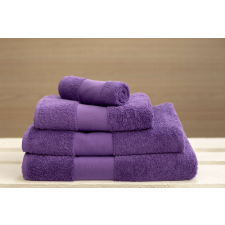 OLIMA OL450 klasszikus pamut kéztörlő Olima, Purple-30X50 lakástextília