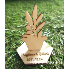  Oliva köszönetajándék és ültetőkártya 2 az 1-ben dekorációs kellék