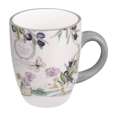 Olivabogyós kerámia bögre - 330 ml - Home Sweet Oliva bögrék, csészék