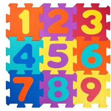 Olymptoy Plastica Habszivacs puzzle Számok puzzle, kirakós