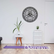  Om mandala falikép fából ajándéktárgy