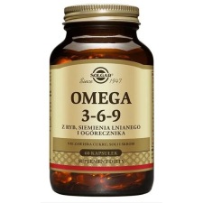Omega 3-6-9 étrend-kiegészítő kapszulák (60 db) by Solgar vitamin és táplálékkiegészítő