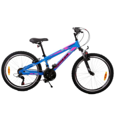 Omega Gerald 24&quot; gyermek mountain bike, 18 sebességes, kék gyermek kerékpár