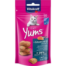 Omega Vitakraft Cat Yums extra puha jutalomfalat lazaccal és Omega 3-mal 40 g jutalomfalat kutyáknak