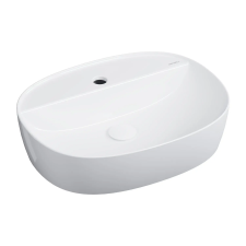 Omnires Atlanta mosdótál 51x39 cm ovális fehér ATLANTA505BP fürdőkellék