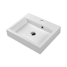 Omnires M+ mosdótál 50x42 cm négyszögletes fehér Thasos500BP fürdőkellék