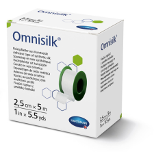 Omnisilk® ragtapasz (2,5cmx5m; 1 db) gyógyászati segédeszköz