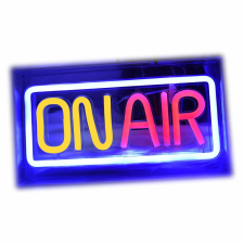 ON AIR Színes neon LED lámpa, 23x12,7cm világítási kellék