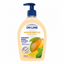On Line On Line folyékony krémszappan mangó és bazsalikom 500 ml tisztító- és takarítószer, higiénia