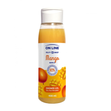  On Line tusfürdő fruity shot mangó 400 ml tusfürdők