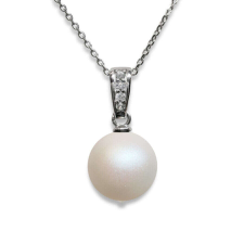 One pearl - Swarovski gyöngyös ezüst nyaklánc nyaklánc