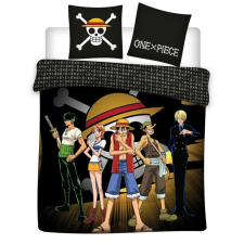 One Piece Captain Luffy dupla, kétszemélyes ágyneműhuzat 240×220cm, 65x65 cm lakástextília