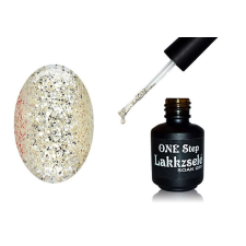 ONE step géllakk 5ml #014 Nagy szemű csillámos ezüst lakk zselé