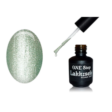 ONE step géllakk 5ml #025 Zöld csillámos hologram lakk zselé