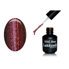 ONE step géllakk 5ml #153 Csillámos vörösbor lakk zselé