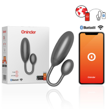 ONINDER - DENVER VIBRÁLÓ TOJÁS FEKETE 7 X 2.7 CM INGYENES ALKALMAZÁS vibrátorok