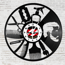 Online Boltom Bakelit óra - Barbershop falióra