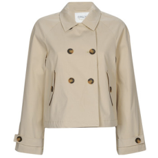 Only Ballonkabátok ONLAPRIL SHORT TRENCHCOAT CC Bézs EU XL