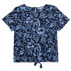 Only Blúzok KOGLINO S/S KNOT TOP CP PTM Kék 11 Jahre