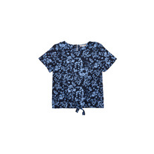 Only Blúzok KOGLINO S/S KNOT TOP CP PTM Kék 11 Jahre gyerek blúz