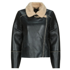 Only Bőrkabátok  ONLDORA BONDED Fekete EU L női dzseki, kabát