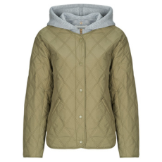 Only Dzsekik ONLRISSO LIFE HOOD QUILT JACKET Zöld EU L