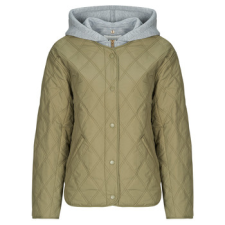 Only Dzsekik ONLRISSO LIFE HOOD QUILT JACKET Zöld EU XL női dzseki, kabát