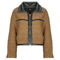 Only Kabátok ONLPATTI LIFE TEDDY Barna EU XL