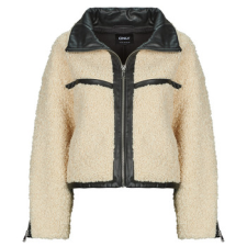 Only Kabátok ONLPATTI LIFE TEDDY SHORT Bézs EU XL női dzseki, kabát