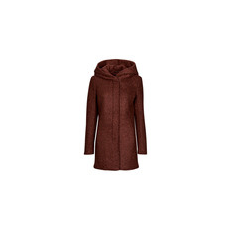 Only Kabátok ONLSEDONA BOUCLE WOOL COAT OTW NOOS Piros EU M