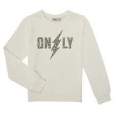 Only Pulóverek KOGRUNA L/S O-NECK UB CS SWT Fehér 10 Jahre gyerek pulóver, kardigán