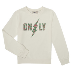 Only Pulóverek KOGRUNA L/S O-NECK UB CS SWT Fehér 12 Jahre