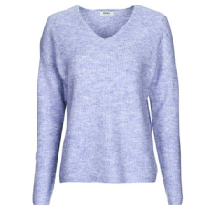 Only Pulóverek ONLCAMILLA V-NECK L/S PULLOVER KNT NOOS Kék EU XS