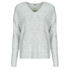 Only Pulóverek ONLCAMILLA V-NECK Szürke EU S női pulóver, kardigán