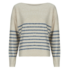 Only Pulóverek ONLGLORY LIFE LS BOATNECK Bézs EU L